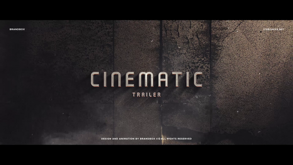 Epic Cinematic Titles Trailer After Effects Project Files Videohive